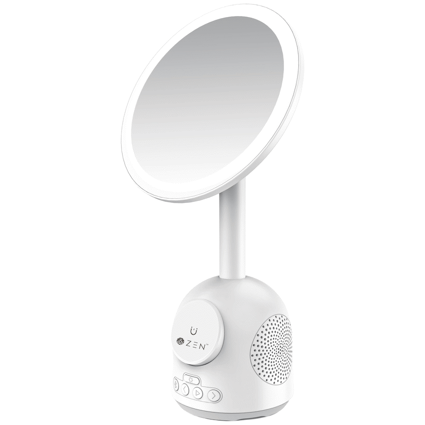 ZEN Unify Series Wireless Phone Charger with Bluetooth Speaker - White