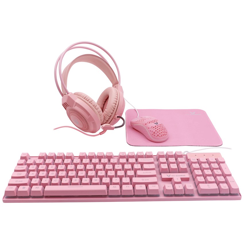 VX Gaming Freya Pink 4 -in-1 Rainbow Combo
