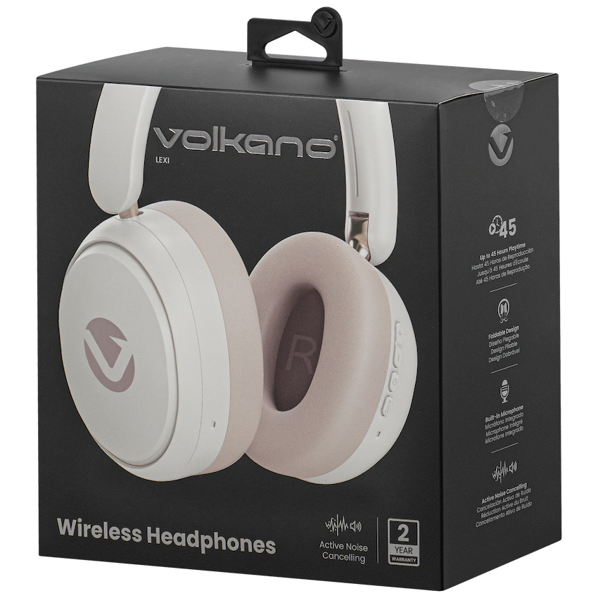 Volkano Lexi Bluetooth Headphone with ANC - Nude