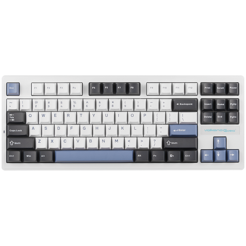 Volkano Gaming Obsidian X1 TKL Mechanical Tri-mode keyboard with Red switches