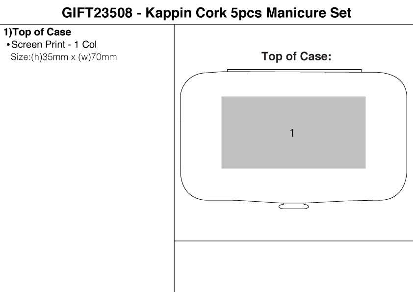 Kappin Cork 5pcs Manicure Set