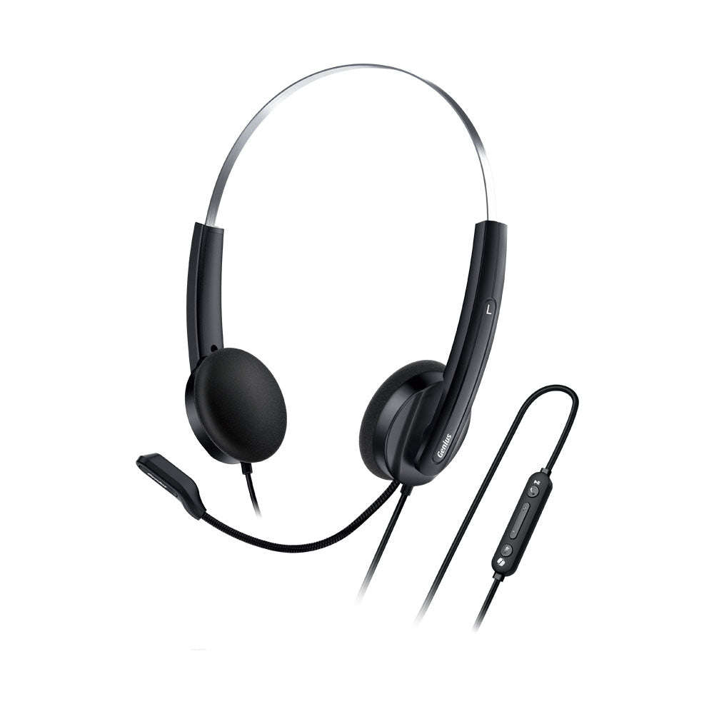 GENIUS USB HEADSET 220U AI BLK USB-C,2.4M