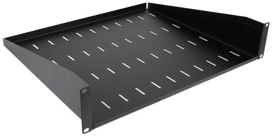 2U Fixed Rack Front Mount Shelf 315mm Deep Tray | RM-SB-2U315