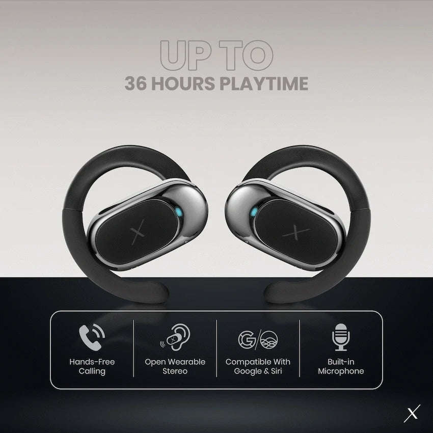 Volkano X VXO200 Open Wearable Stereo Earphones  - Black