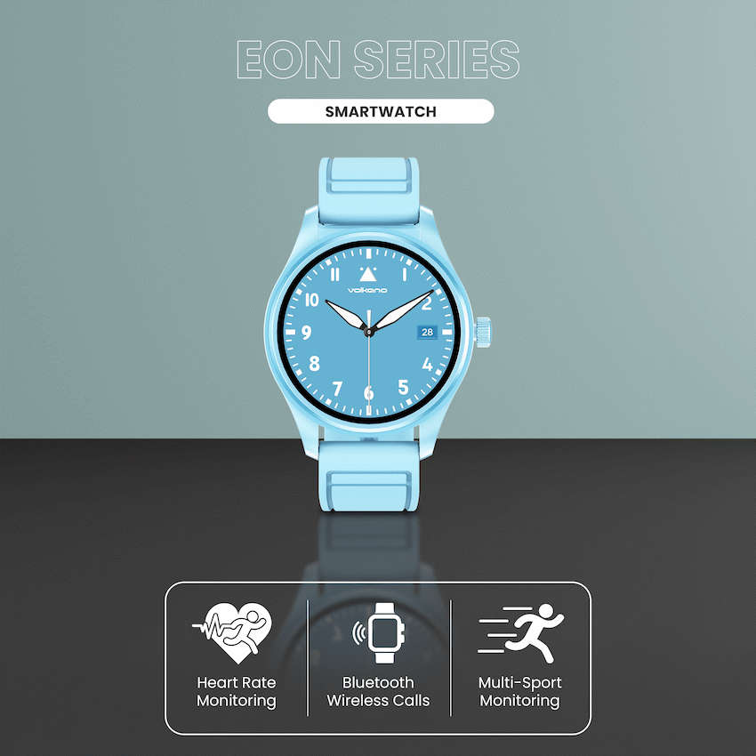 Volkano Eon Series Smartwatch - Light Blue
