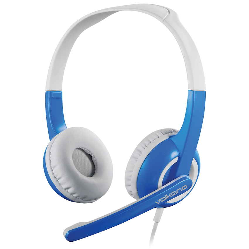 Volkano Kids Chat Junior series headset with mic - Blue