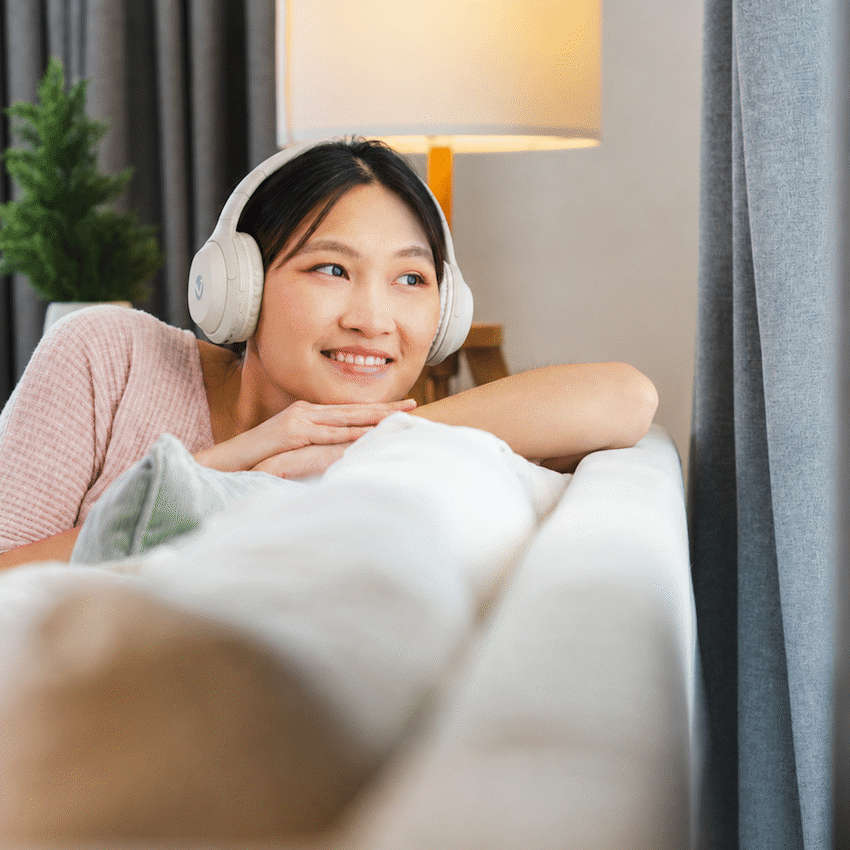 Volkano Cosmic 2 Series Bluetooth Headphone - Nude