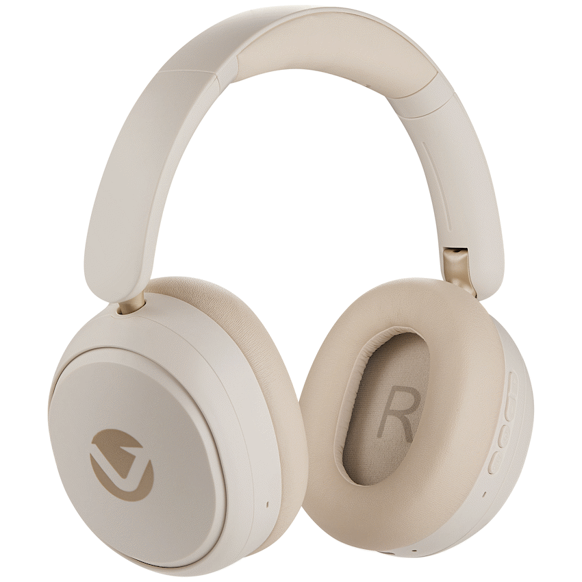 Volkano Lexi Bluetooth Headphone with ANC - Nude