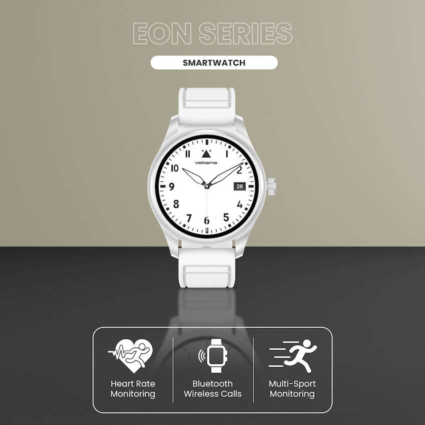 Volkano Eon Series Smartwatch - White