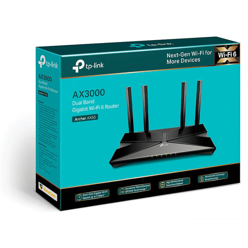 TP-Link Archer AX50 AX3000 Wi-Fi 6 Router