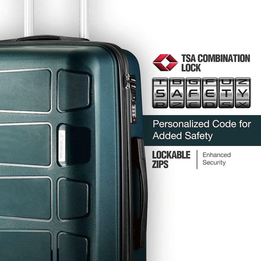 Travelwize Tourer PP 65cm 4-wheel Spinner Luggage Petrol
