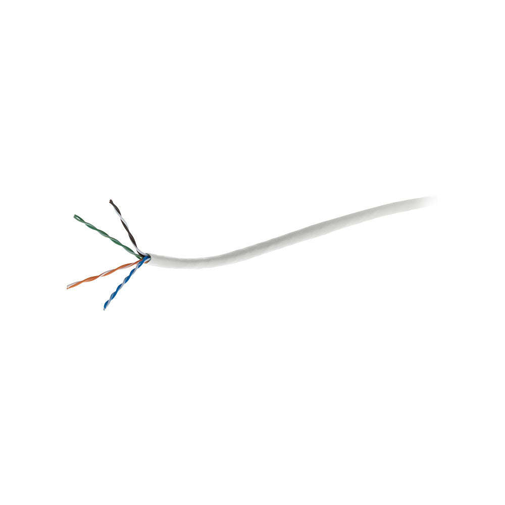 500M ROLL CAT5E SOLID NETWORK CABLE - GREY