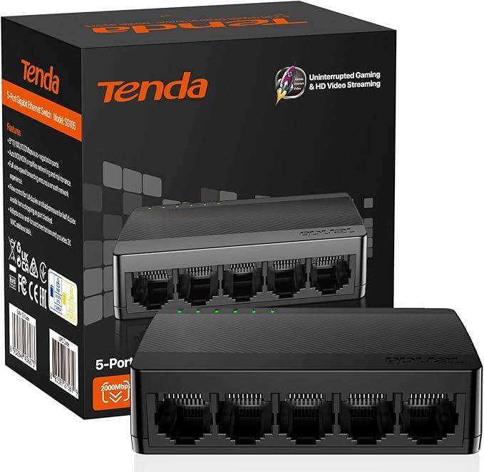 TENDA SG105 5-Port Gigabit Ethernet Switch