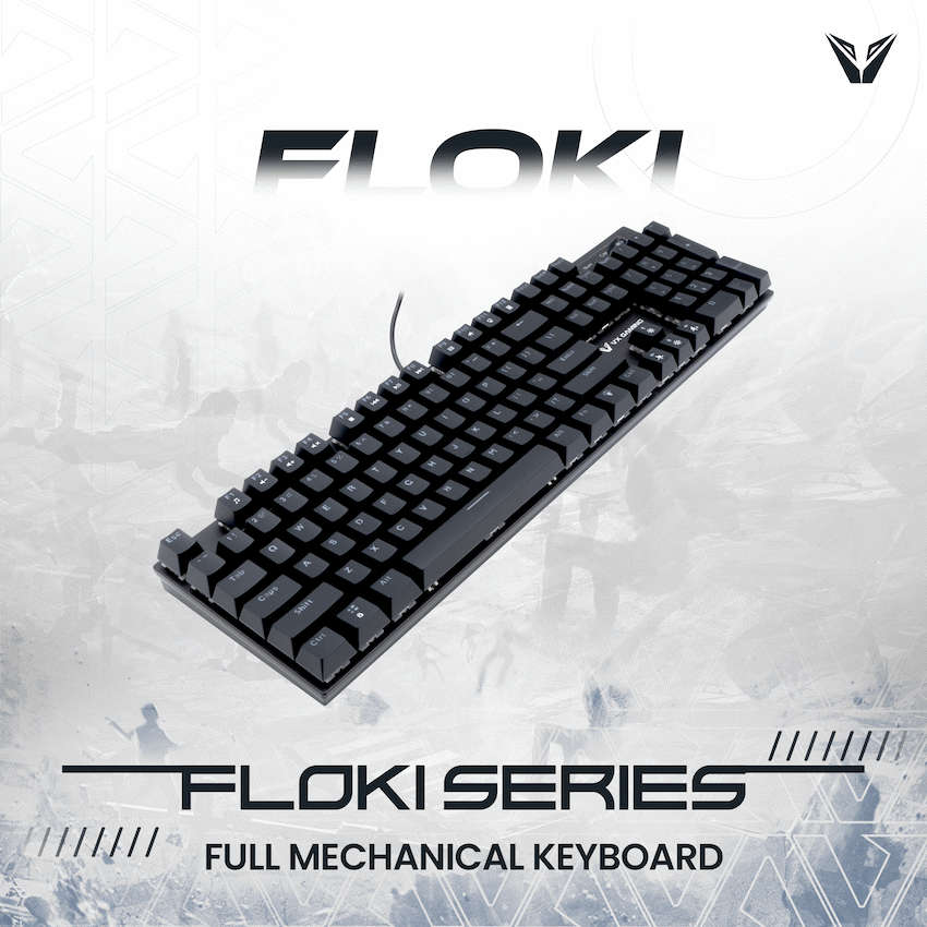 VX Gaming Floki RGB Full Mechanical Keyboard