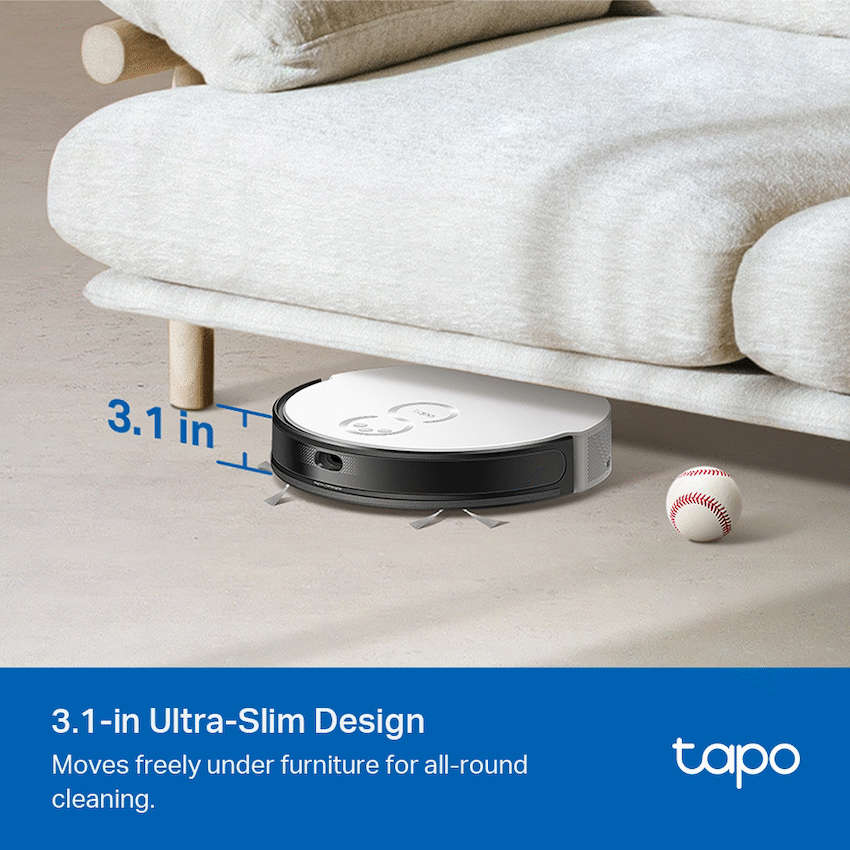 TP-Link Tapo RV20 Robot LIDAR Vacuum, 2600 mAh