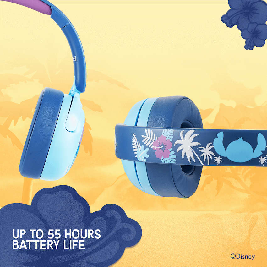 Disney Stitch ANC Padded Bluetooth Headphones