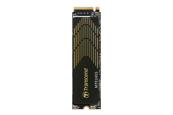 TRANSCEND 250GB MTE245S PCI-E  GEN 4X4 M.2 NVMe 2280 SSD 3D NAND - 3200 MB/s Read1800 MB/s Write ...