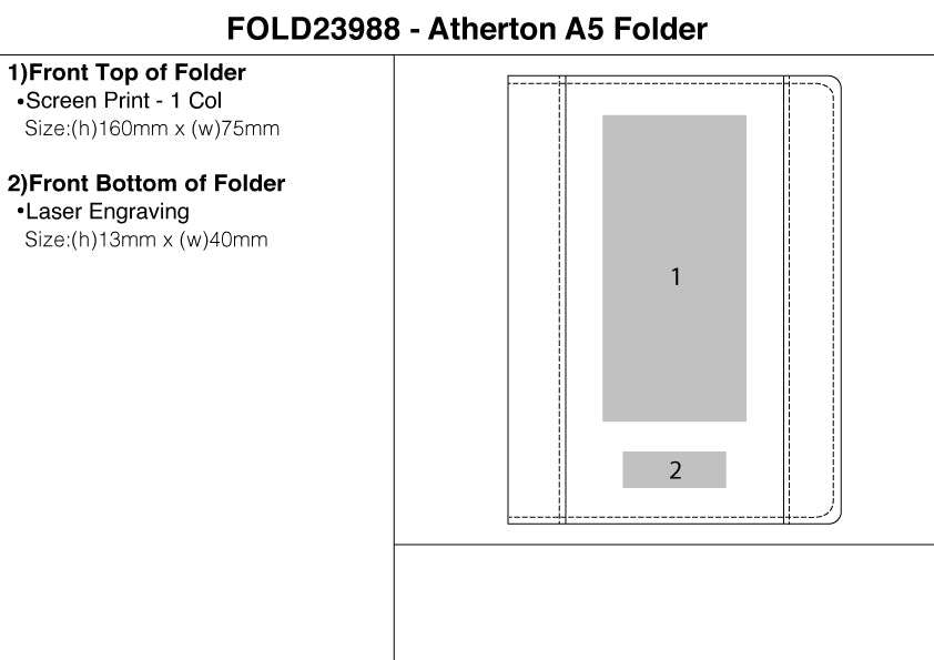 Atherton A5 Folder