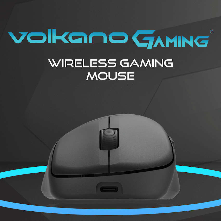 Volkano gaming Arc SL Lightweight Rechargeable multimode Gaming Mouse - Black