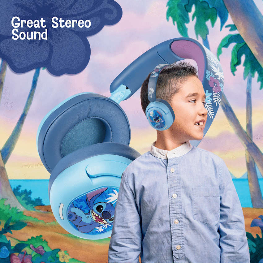 Disney Stitch ANC Padded Bluetooth Headphones