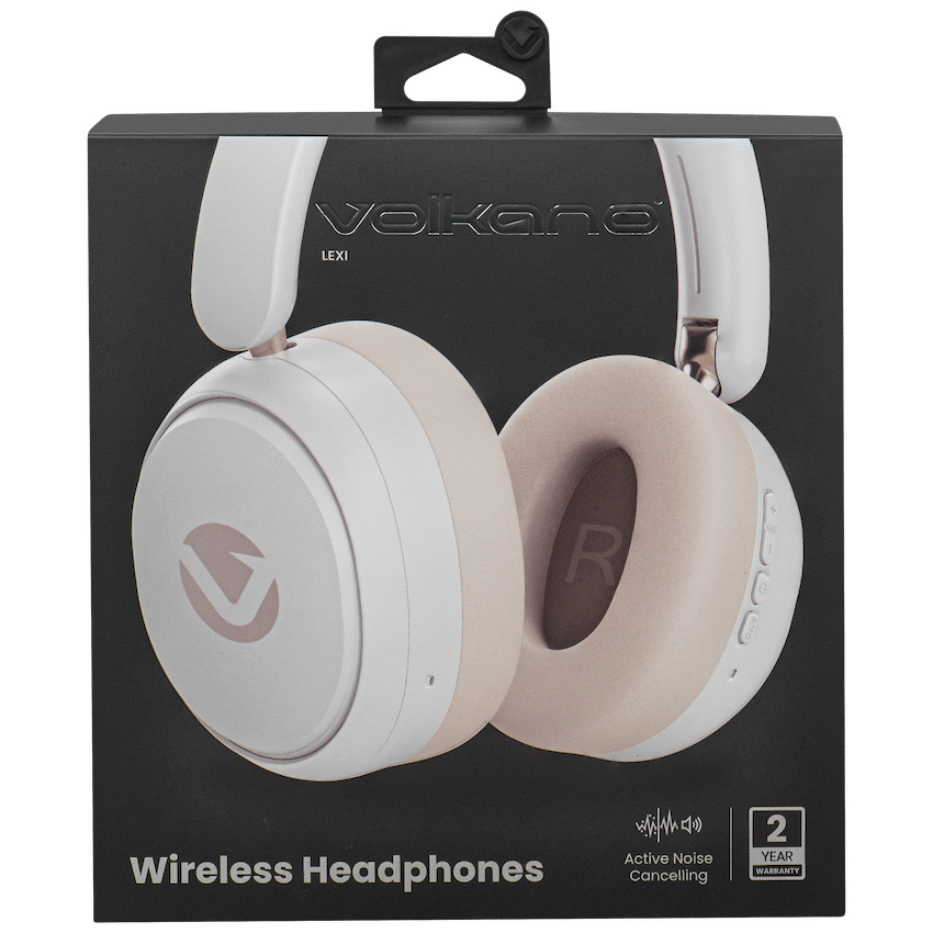 Volkano Lexi Bluetooth Headphone with ANC - Nude