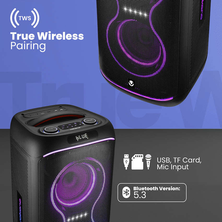 Volkano Elite Series Dual 6.5" Party Speaker