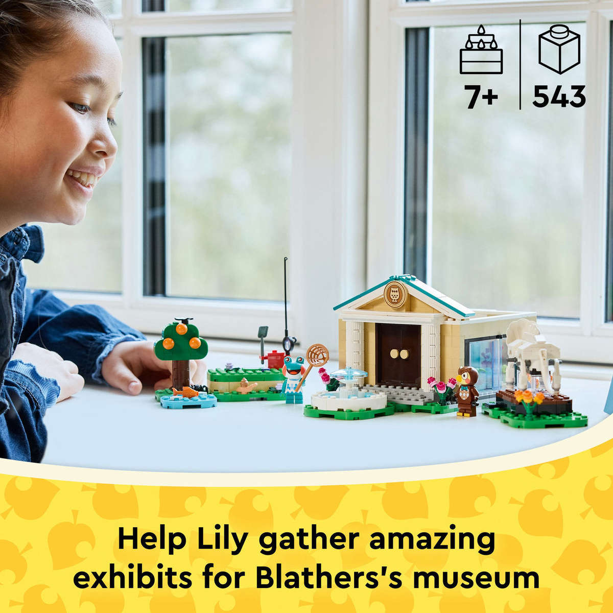 LEGO® Animal Crossing Blatherss Museum Collection Model Kit Building Set 77056