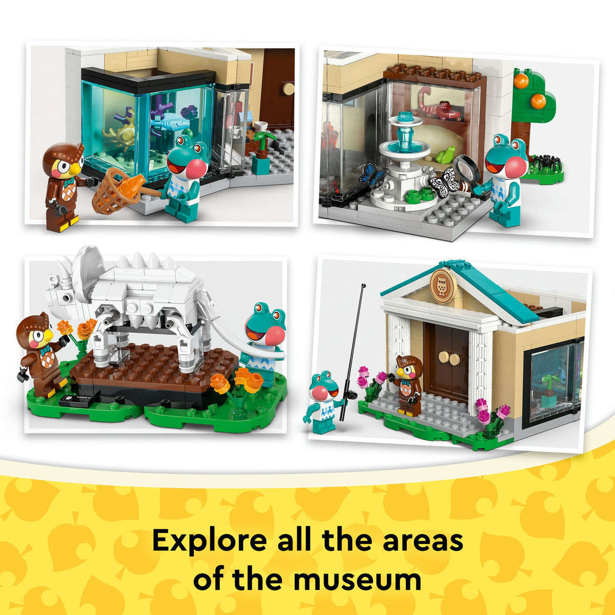 LEGO® Animal Crossing Blatherss Museum Collection Model Kit Building Set 77056