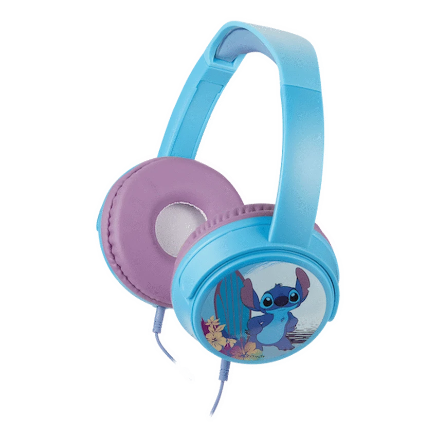 Disney Stitch Wired Headphones with 11 Stickers