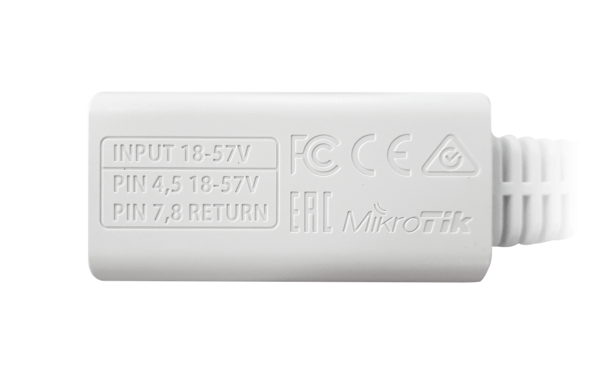 MikroTik Passive Gigabit PoE injector