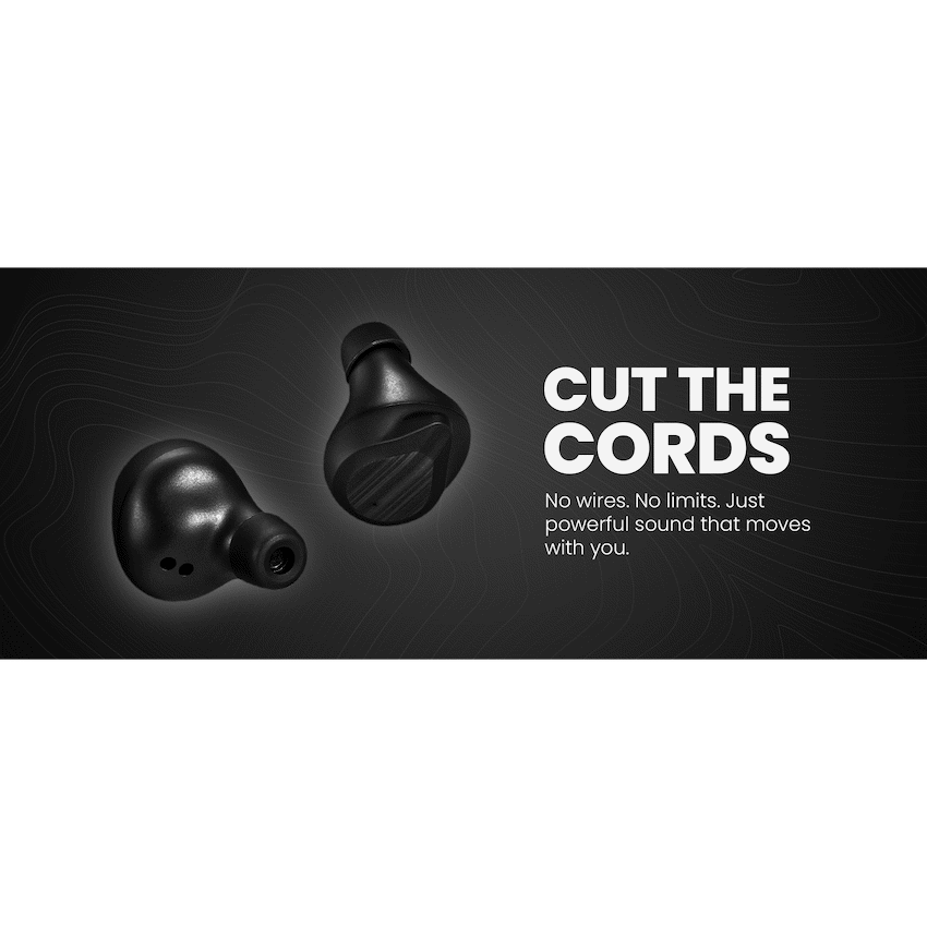 Volkano Scorpio Series True Wireless Earphones - Black