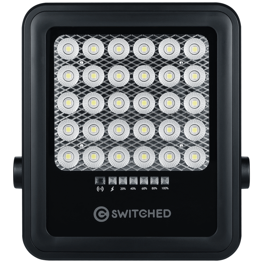 Switched Urban PRO Series - 100w Solar Floodlight with Remote