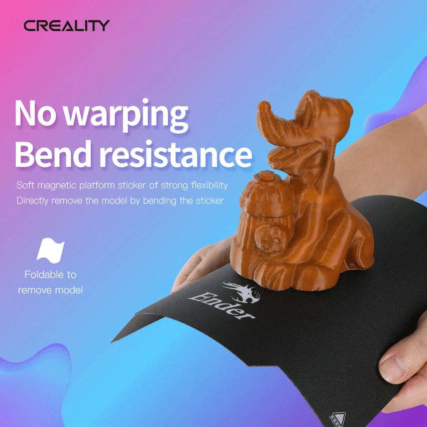 Ender Soft Magnetic Bed - 235x235 Ender-3 V2_Ender-3_Ender-3_KR_Ender-3 Pro_Ender-3S_CR20_CP-01_