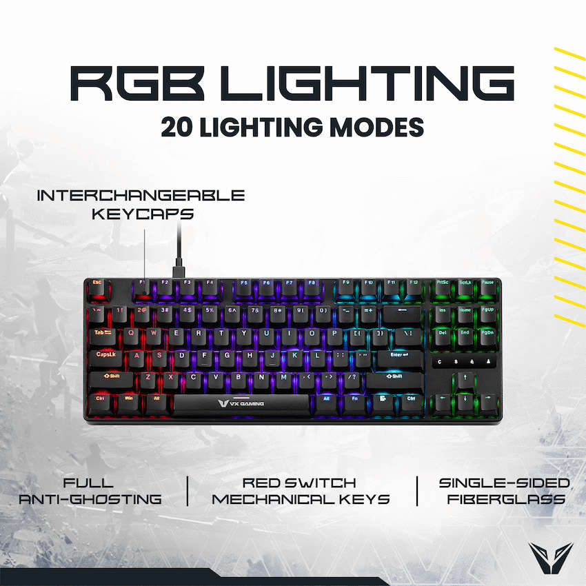 VX Gaming Hermes Series Mechanical Gaming Keyboard