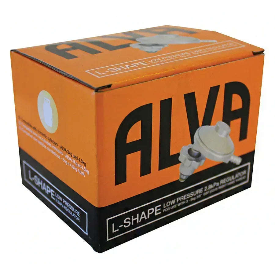 Alva L-Shape Gas Regulator In Box