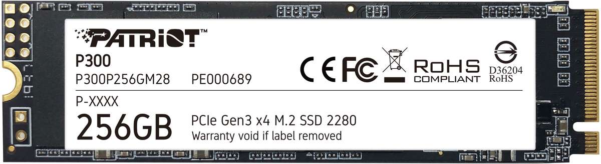 Patriot P300 M.2 PCIe Gen 3 x4 256GB SSD