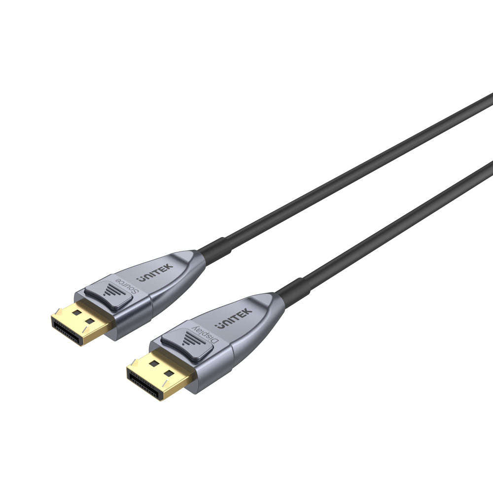 UNITEK C1616GY 10M 8K ACTIVE OPTICAL DISPLAYPORT 1.4 CABLE