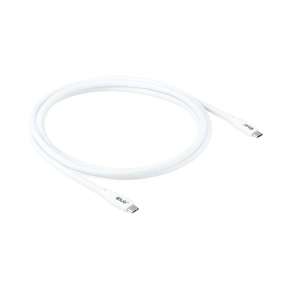 2M USB4 GEN2X2 TYPE-C BI-DIRECTIONAL WHITE CABLE