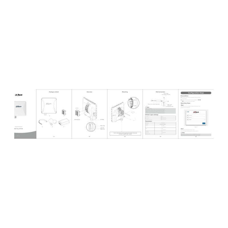 Dahua Wireless 5GHz 5KM 300Mbps 15dBi Outdoor CPE