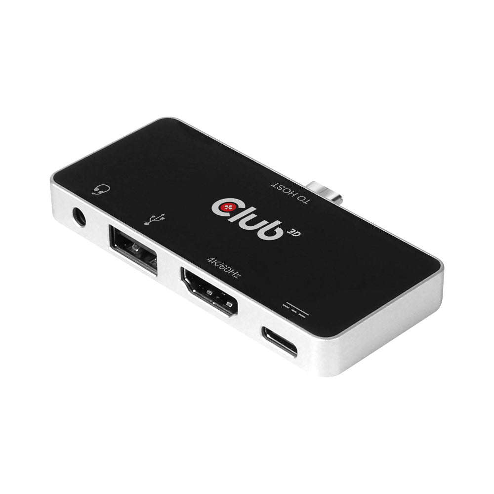 USB TYPE-C 4-IN-1 HUB, HDMI, TYPE-C PD, USB A, AUD