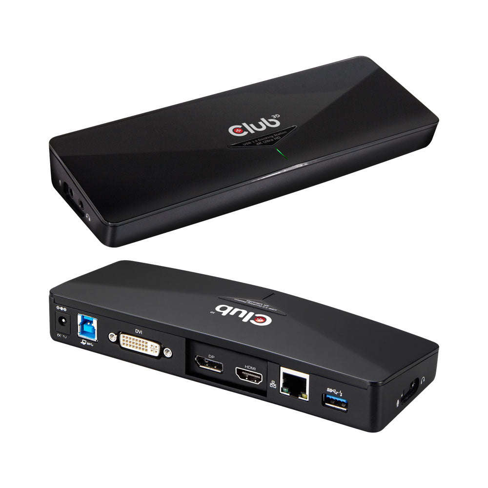 CLUB3D CSV-3103D USB3.1 GEN1 4K DOCKING STATION