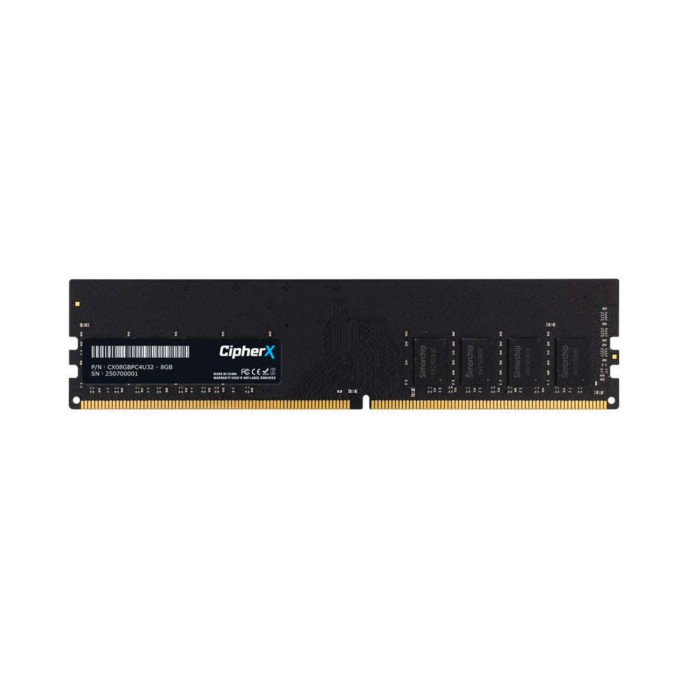 CIPHERX 8GB DDR4 UDIMM DESKTOP MEMORY