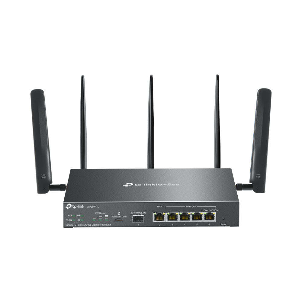 TP-LINK OMADA 4G+ CAT6 AX3000 GIGABIT VPN ROUTER