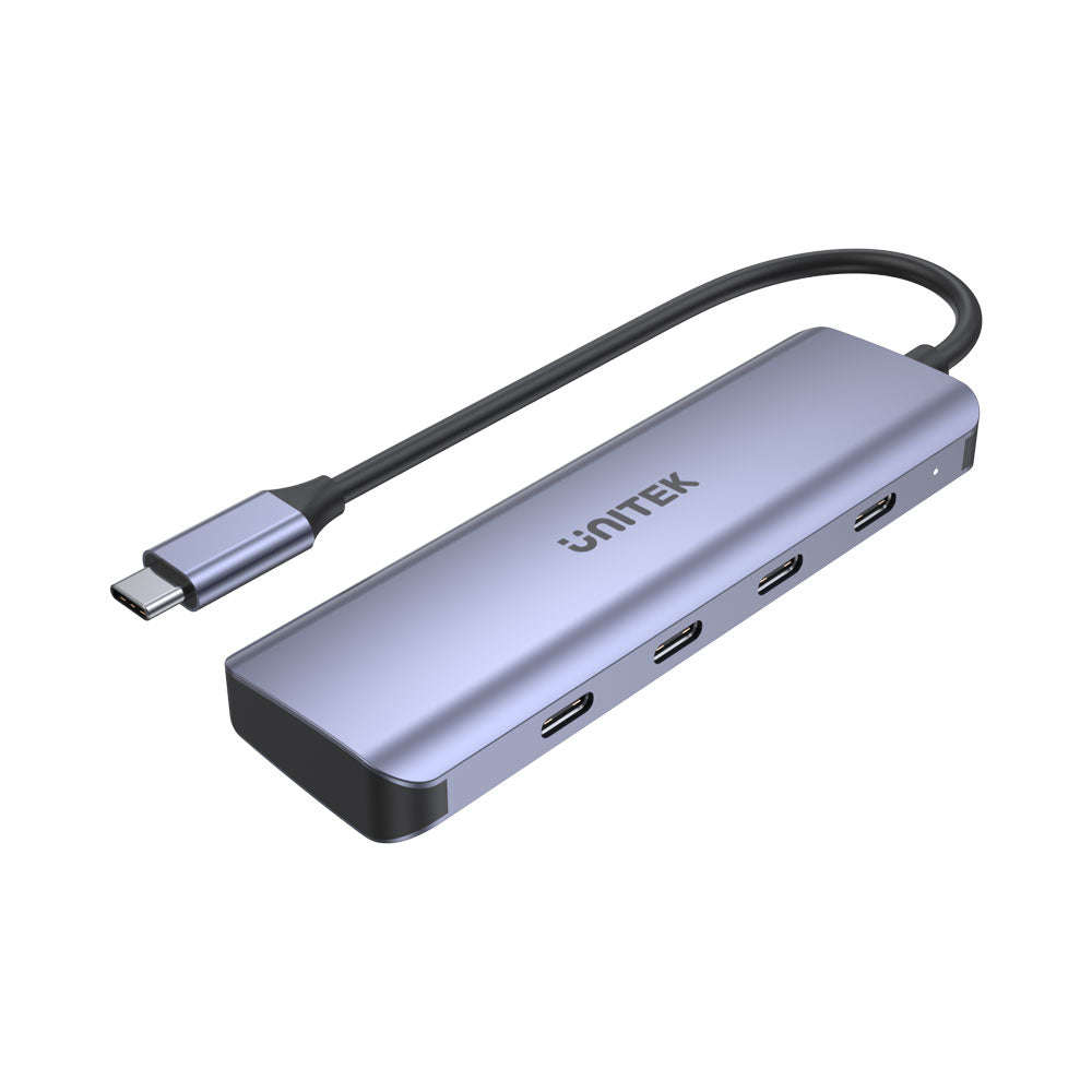 UNITEK 4-PORT TYPE-C GEN2 HUB GREY (H1107K)