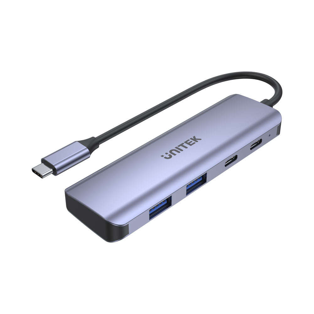 UNITEK 4-PORT TYPE-C GEN2 HUB GREY 2A2C (H1107Q)*