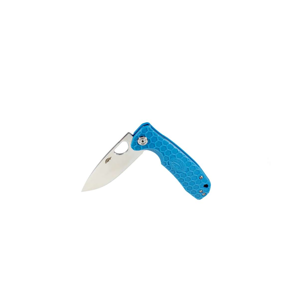 Honey Badger Flipper D2 - Small (No Choil) - Blue