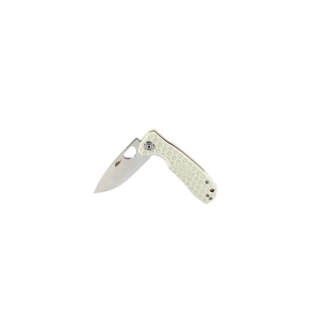 Honey Badger Flipper D2 - Small (No Choil) - White