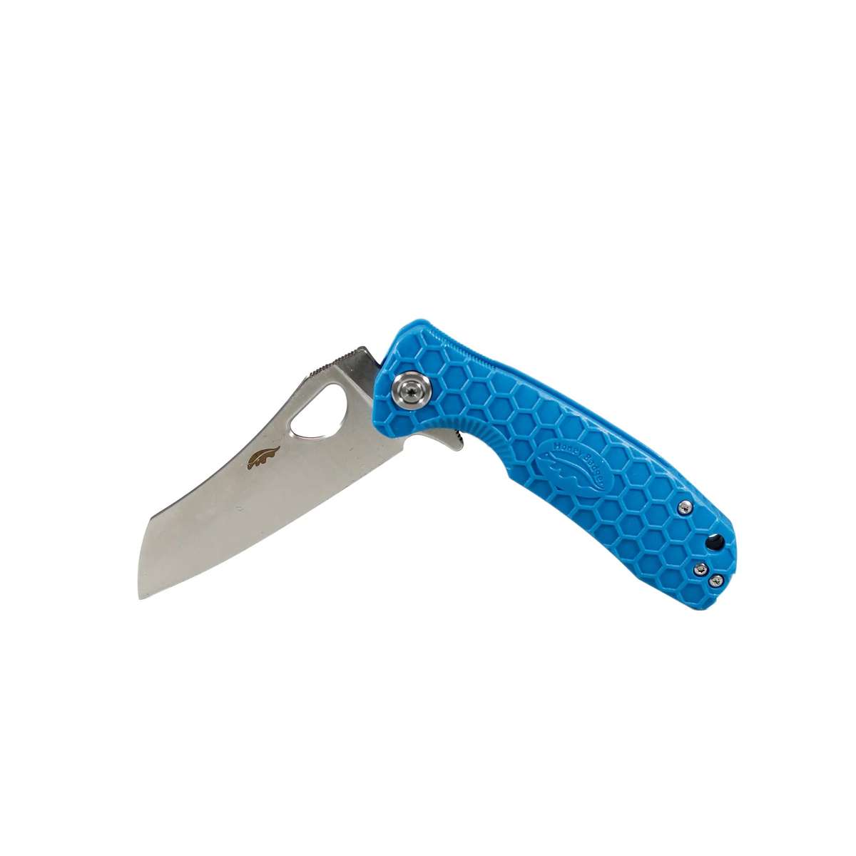 Honey Badger Wharncleaver D2 - Small (No Choil) - Blue