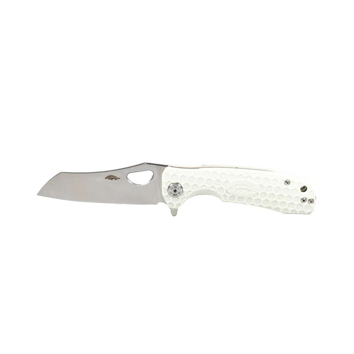 Honey Badger Wharncleaver D2 - Small (No Choil) - White