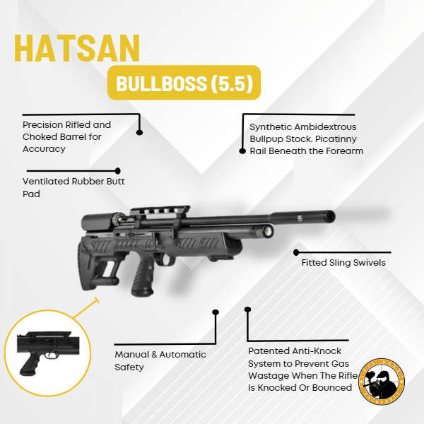 HATSAN AIRRIFLE BULLBOSS 5,5mm